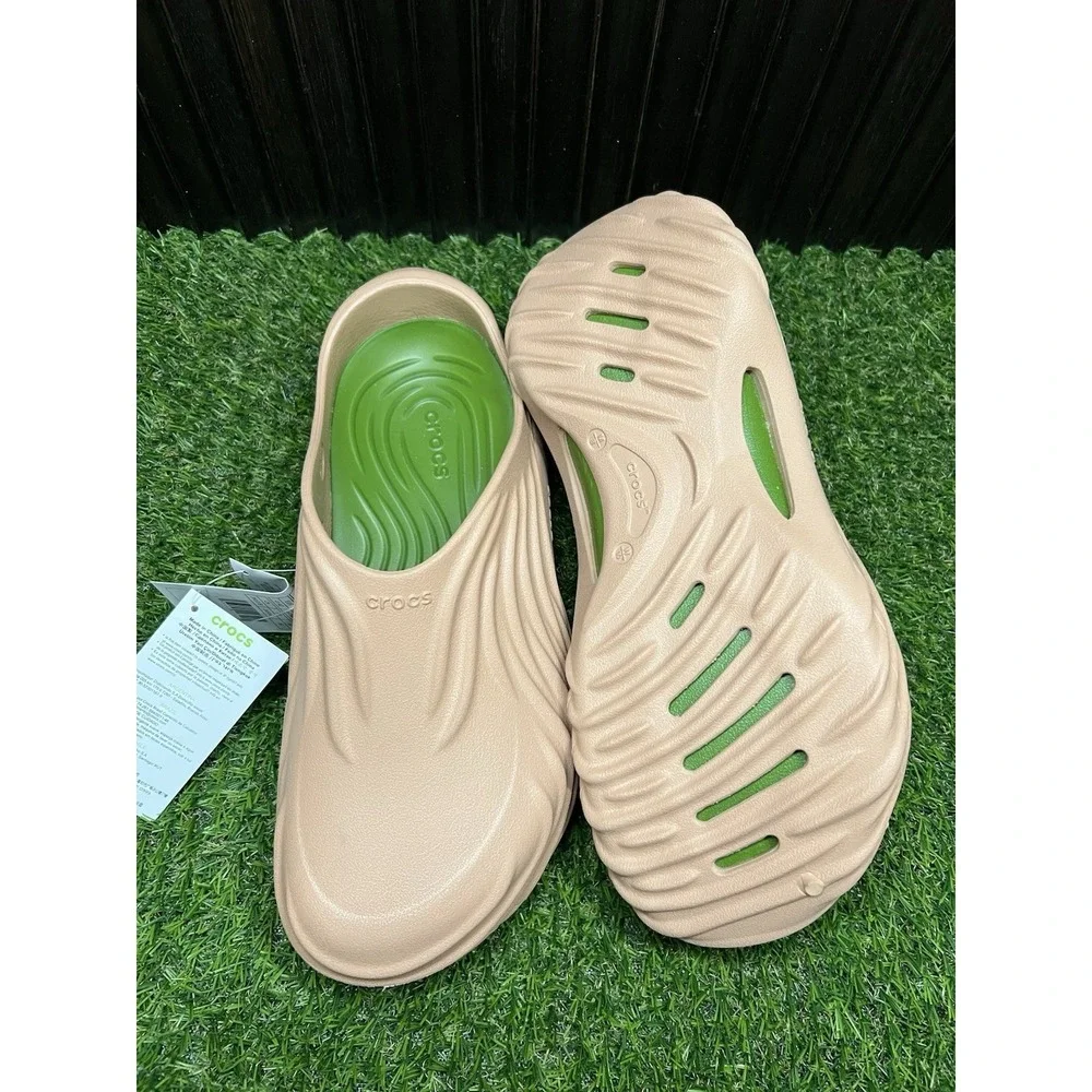 Crocs Clogs Echo Wave Unisex Mens 8 Womens 10 Slip On Shoes Cork Literide New